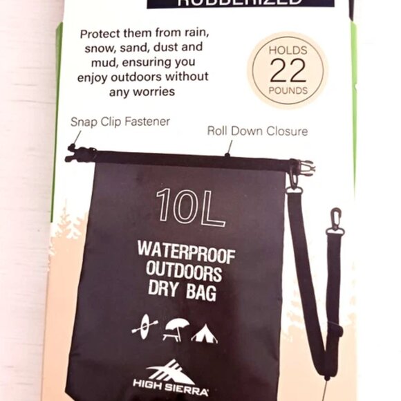 High Sierra Waterproof Dry Bag Capacity 2.6 Gallon / 10 Liters - New - Picture 8 of 9